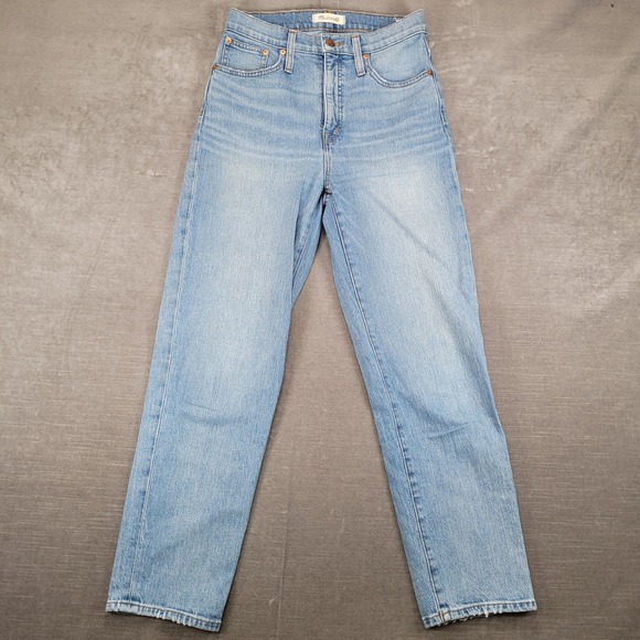 Madewell Denim - Madewell Classic Straight Jean Light Wash High Rise Denim Womens Size 26‎